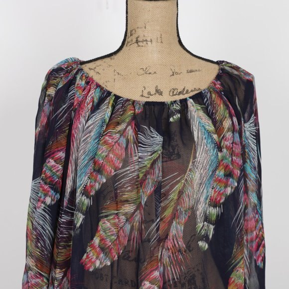 EC Gracia floral Blouse size M - Picture 2 of 12